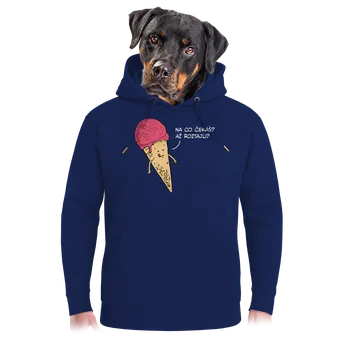 Pánská mikina Bastard Zmrzlina unisex mikina premium Navy