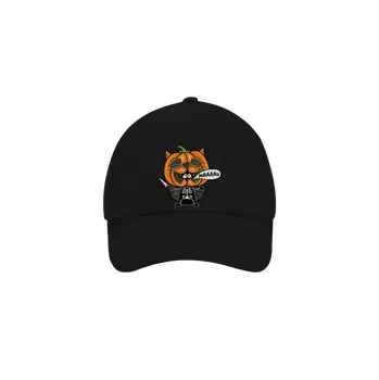Kšiltovka Bastard Halloweenská kočička kšiltovka baseballka Black