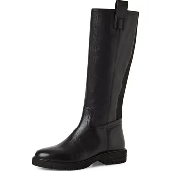 Dámské kozačky DÁMSKÉ KOZAČKY TAMARIS 1-25616-45 001 ČERNÁ Barva: ČERNÁ, Velikost: 40