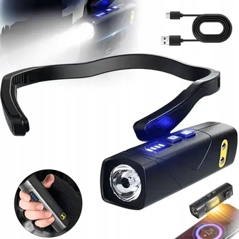 VÝKONNÁ ČELOVKA 1000MAH HLINÍKOVÁ PRO BĚH A LEZENÍ