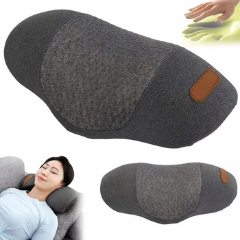 Polštář BEDERNÍ POLŠTÁŘ Z PAMĚŤOVÉ PĚNY, OBALUJÍCÍ KONSTRUKCE, MĚKKÁ, POHODLNÁ, ŠEDÁ