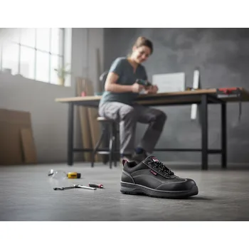 Pracovní obuv SAFETY JOGGER Polobotky BESTGIRL S3 ESD, LG, SR, CI, FO Velikost 41 (UK- 7) černá