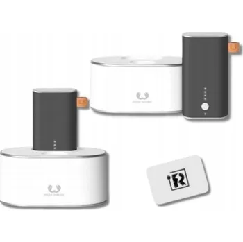 Powerbanka Powerbank Ze Stacją Nabíjecí Stanice Bílá s Jednou Powerbankou +