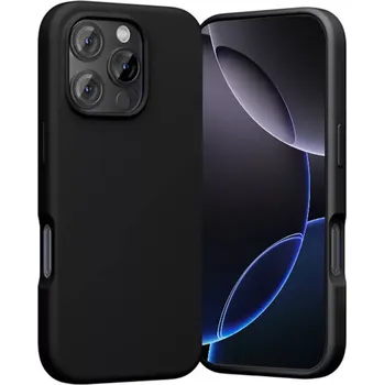 Pouzdro na mobilní telefon Vention Liquid Silicone Case for iPhone 16 Pro Max with MagSafe Black KUHB0-40