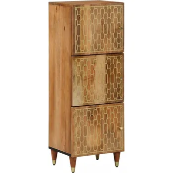 Předsíňová stěna vidaXL Skříň highboard 40 x 33 x 110 cm masivní mangovníkové dřevo [358313] Barva: medová hnědá