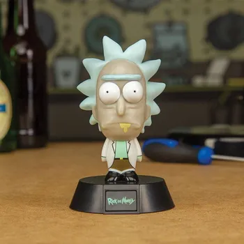 Dekorace do dětského pokoje Paladone Products | Lampička Rick and Morty Rick 10 cm PP4995RM