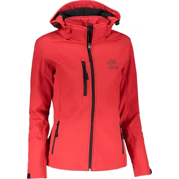 Dámská softshellová bunda ALTISPORT ALW056521 ČERVENÁ XXL