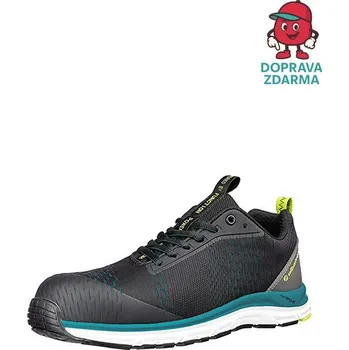 Pracovní obuv AER55 IMPULSE BLACK BLUE LOW polobotky unisex černá 37