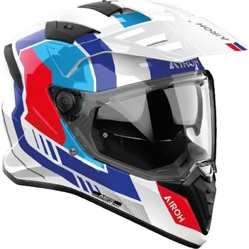 Helma na motorku Enduro helma na motorku Airoh Bandit Horn bílá L