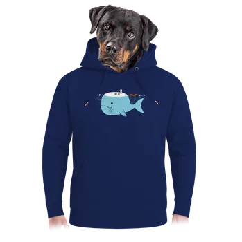 Pánská mikina Bastard Rybaření unisex mikina premium Navy