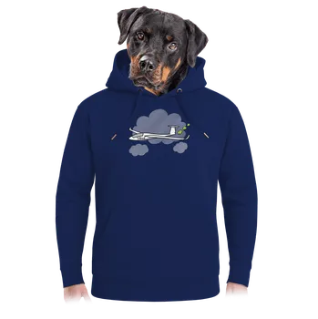 Pánská mikina Bastard Větroň unisex mikina premium Navy