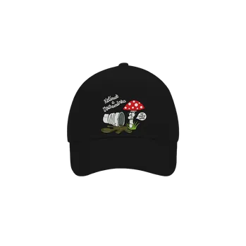 Kšiltovka Bastard Kelímek a Vochomůrka kšiltovka baseballka Black