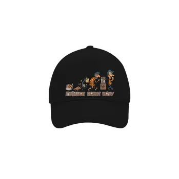 Kšiltovka Bastard Evoluce ranní kávy kšiltovka baseballka Black