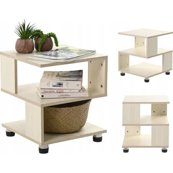 Noční stolek Noční stolek stolek komoda světlé dřevo MDF