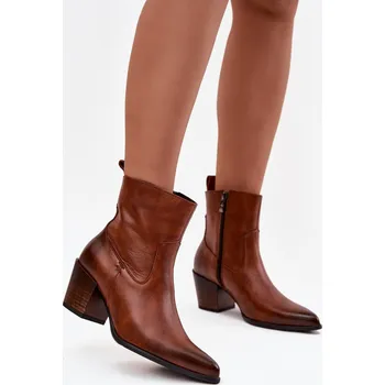 Dámská zimní obuv Boty na podpatku model 219592 Step in style 39