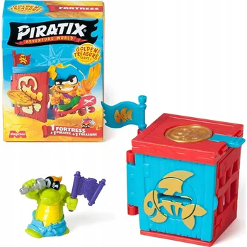 Figurka PIRATIX Golden Treasure Fortress figurka překvapení + pevnost