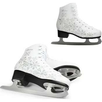 Zimní brusle Dámské krasobruslařské brusle velikost 41 SMJ SPORT Revina Bílé, materiál