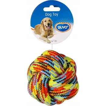 Hračka pro psa Provazy a kolečka pro psa Duvo+ Hračka pro psy Šňůra Beach - Míček /10 cm