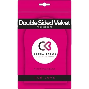 Podprsenka Cocoa Brown Oboustranná sametová rukavice pro aplikaci samoopalovacího přípravku