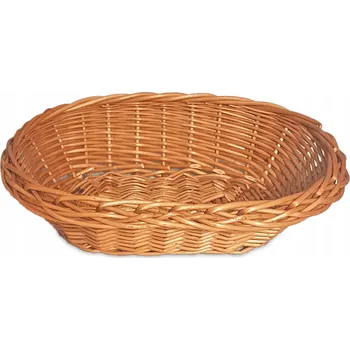 chlebník Košík na pečivo proutěný hnědý