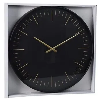 Hodiny SEGNALE Nástěnné hodiny 50x4 cm černé KO-837000350