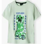 TRIČKO MINECRAFT FUK s23 60570 - 278 zelené Velikost: 12