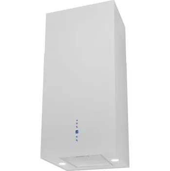 Digestoř Ostrůvkový odsavač par bílý Nortberg Quadro 40 LED + dálkové ovládání