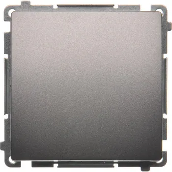 vypínač Vypínač jednopólový, řazení 1, 16 A / 230 V~, šroubové svorky, Simon Basic BMW1A.01/21, ocel