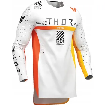 Moto bunda BÍLÁ MIKINA BUNDA THOR SPORTMODE SYNTH 2XL