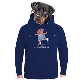 Pánská mikina Bastard Prasobruslař unisex mikina premium Navy