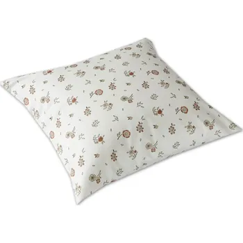 Povlak na dekorativní polštářek Saténový povlak na polštář 40x40 GEON Květinky