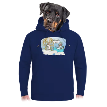 Pánská mikina Bastard Nebeská aplikace unisex mikina premium Navy