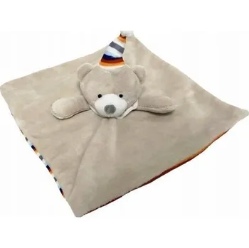 plyšák TULILO Plyšová hračka Miluś Miś s balónkem 25x25 cm