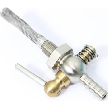 Palivový systém pro motocykl Benzínový kohout kuželový Jawa pérák M10x1 na hadičku