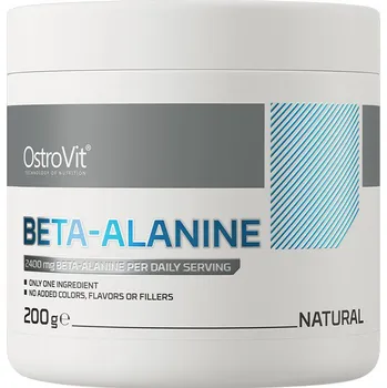 Aminokyselina OstroVit Beta-laninový prášek - Beta-Alanine Powder (200 g, Přírodní)