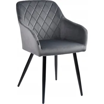 Židle ExitoDesign šedý velur 1 ks