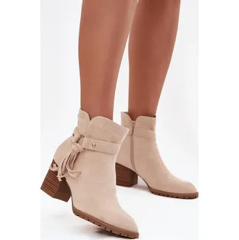 Dámská zimní obuv Boty na podpatku model 219572 Step in style 38