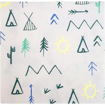 Papírový ubrousek Meri Ubrousky Tipi Les pro oslavy a večírky