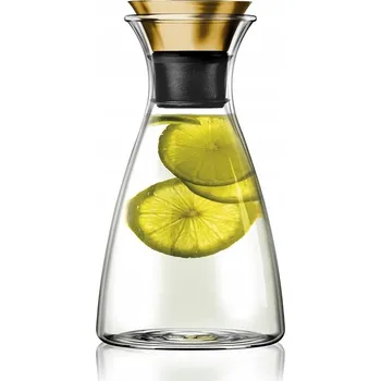 Široká karafa 1 l, barva mosazná Eva Solo