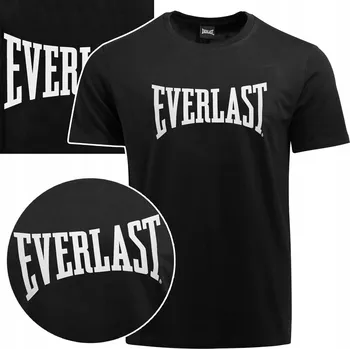 Pánské tričko Everlast Bavlněné Pánské Tričko Černé, velikost M