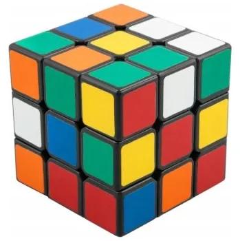 Hlavolam HLAVOLAM KOSTKA RUBIKOVA s podstavcem DÁREK PRO DĚTI 3X3 hračka vzdělávací