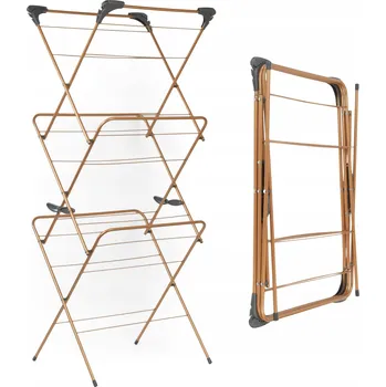 Sušák na prádlo 3-ÚROVŇOVÁ SUŠÁK NA PRÁDLO VERTIKÁLNÍ SALTER PŘÍDAVNÉ HÁČKY VÝŠKA 138 CM