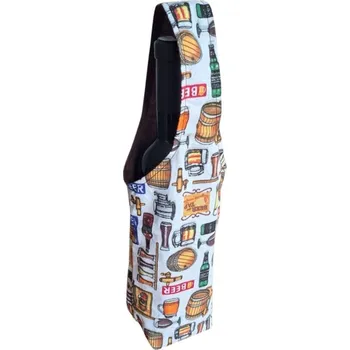 Dárková taška Dárková textilní taška na lahev - pivní motivy