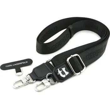 Kabelka Karl Lagerfeld Universal Crossbody popruh Choupette Patch Black černá