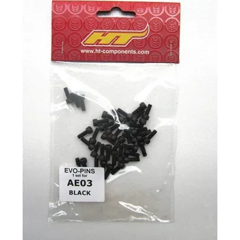 Pedál na kolo HT components piny PIN-AE03 (černá)