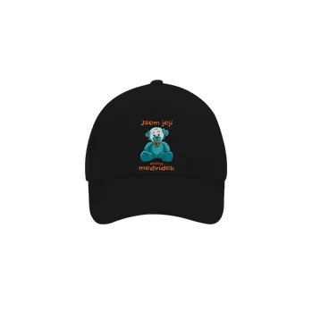 Kšiltovka Bastard Plešový medvídek kšiltovka baseballka Black