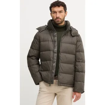 Péřová bunda Calvin Klein Jeans LV04RC518G hnědá 98X, vel. XS