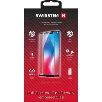 Telefonní příslušenství SWISSTEN FULL GLUE COLOR FRAME CASE FRIENDLY sklo pro SAMSUNG GALAXY A34 5G černá (54501836)
