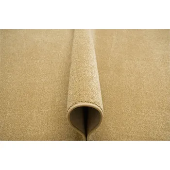 Koberec KOBEREC DO OBÝVACÍHO POKOJE MEDOVÝ BÉŽOVÝ MĚKKÝ NA MÍRU FOREST 200x200 cm