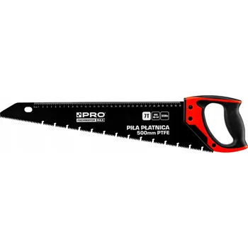 Ruční pilka PRO RUČNÍ PILA PILA PLÁTKOVÁ 500MM 7TPI PTFE PILA NA DŘEVO TEFLONOVÁ + KRYT